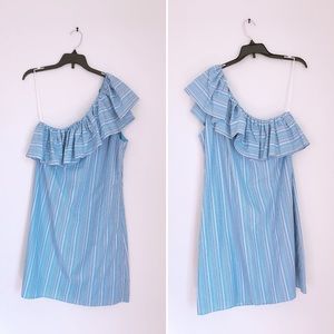 One shoulder mini dress